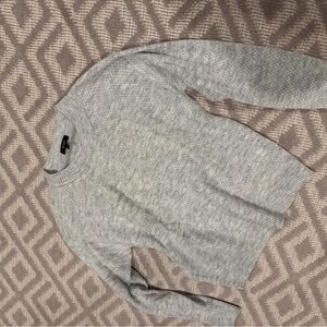 Quince Light Gray Knit Pullover